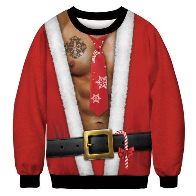 Men Women Ugly Christmas Sweater