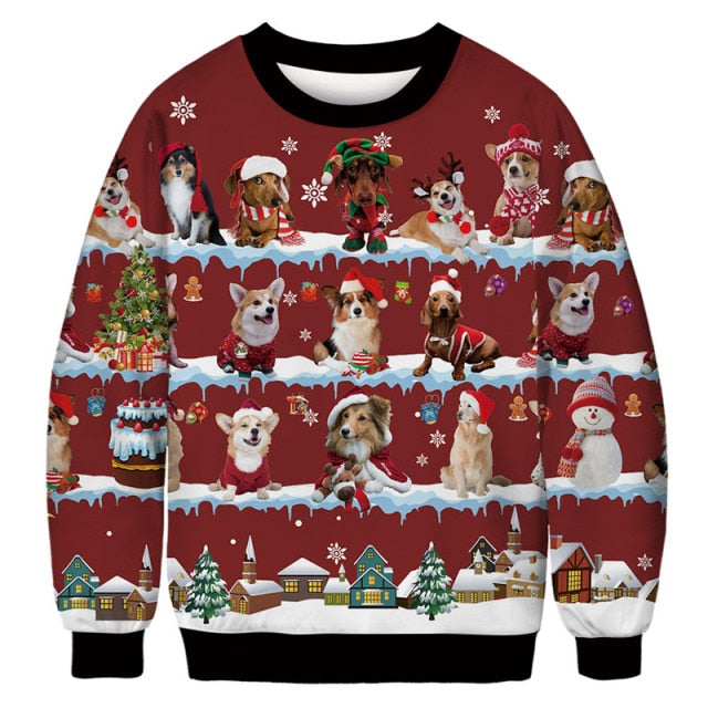 Men Women Ugly Christmas Sweater