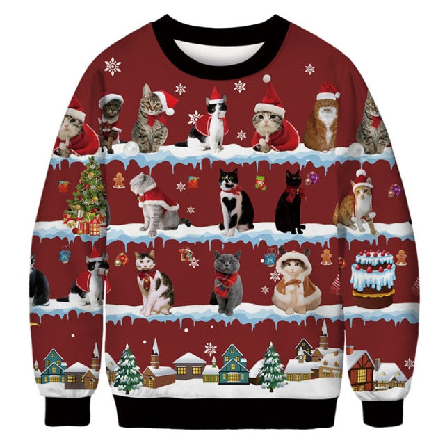 Men Women Ugly Christmas Sweater