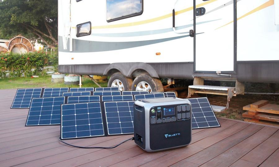 Bluetti Renew AC200P Solar Generator 2000Wh/2000W Portable Power Station Emergency Backup LiFePo4 lithium iron battery