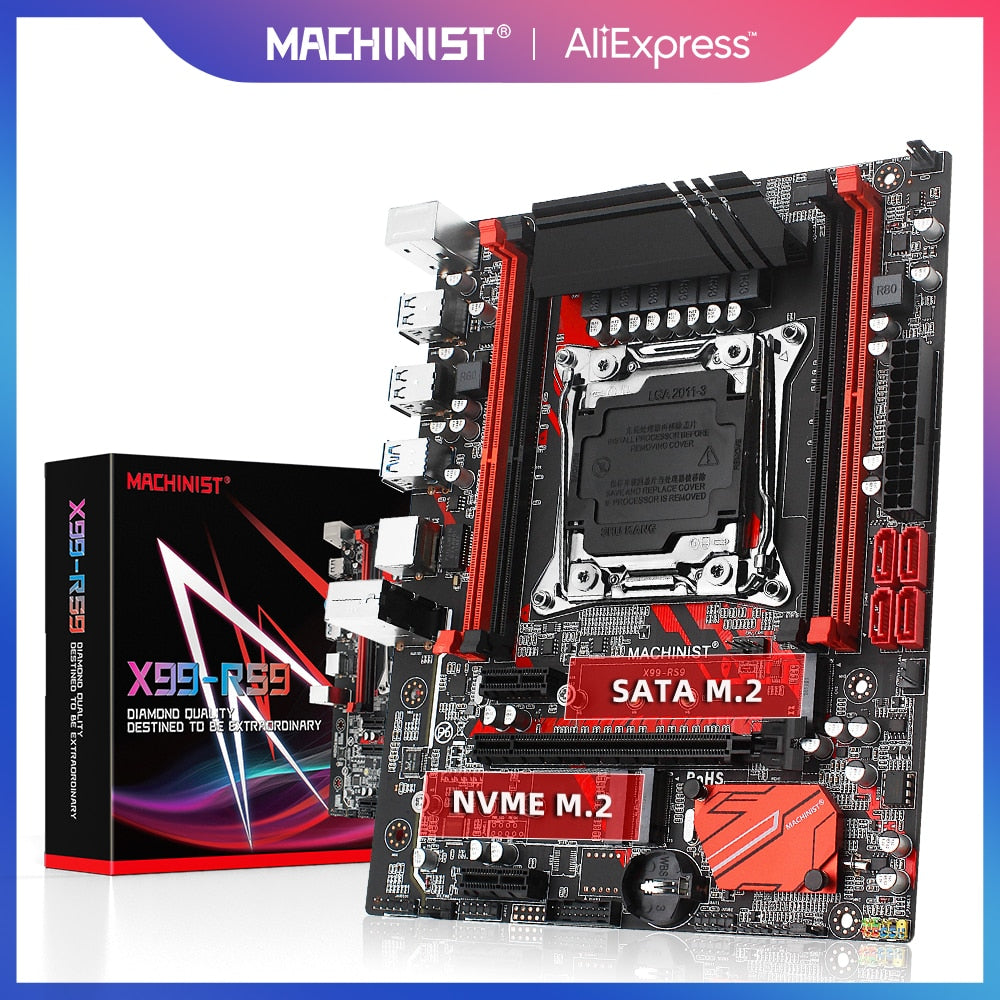 X99 Motherboard LGA 2011 - Support - DDR4  Support - with Four Channel - ECC