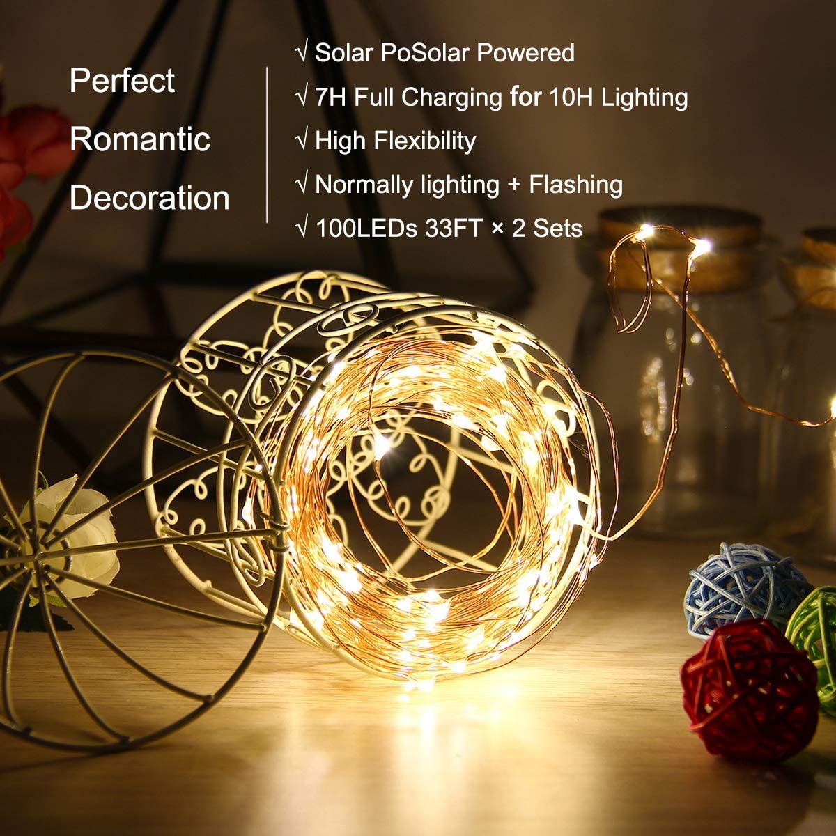 Solar Powered Multi-Colors Garden Lights