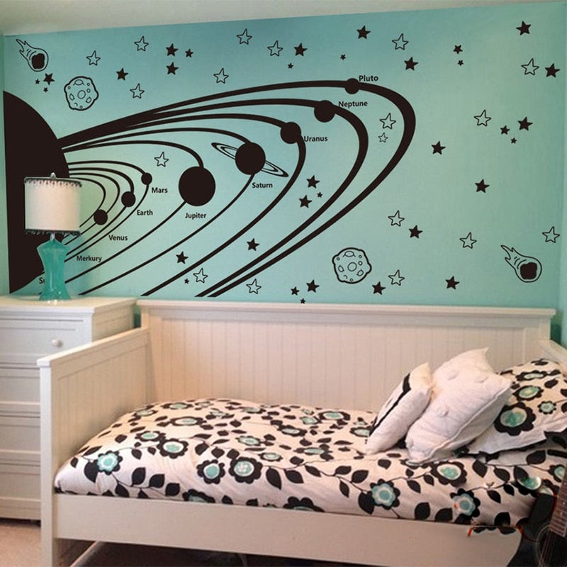 Astronomy Solar System Space Wall Sticker